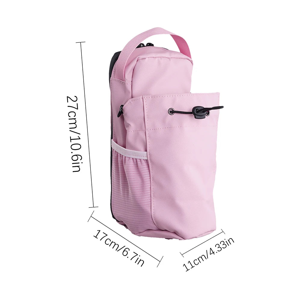 Magnetic Gym Sling Bag Large Capacity Magnet Water Bottle Pouch Phone Holder Crossbody Bag for Outdoor Sports and Activities