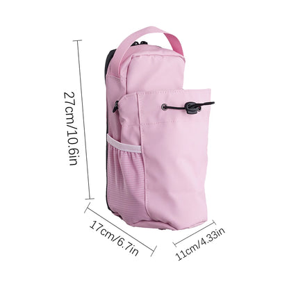 Magnetic Gym Sling Bag Large Capacity Magnet Water Bottle Pouch Phone Holder Crossbody Bag for Outdoor Sports and Activities