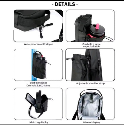 Magnetic Gym Sling Bag